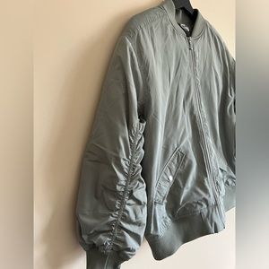 H&M Sage Green Bomber Jacket